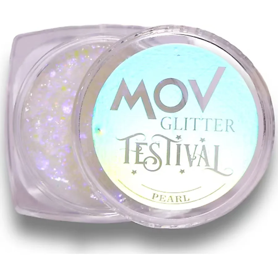 Mov Glitter Festival Pearl Vücut Simi