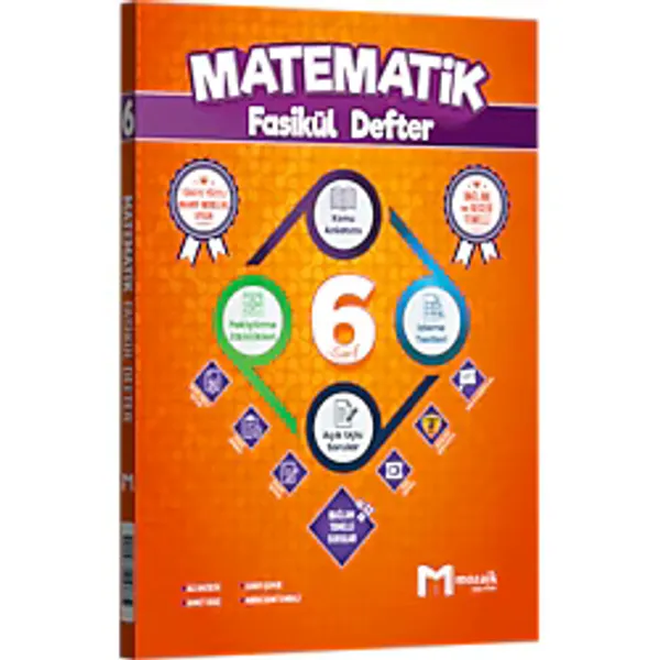 Mozaik Yayınları 6. Sınıf Matematik Fasikül Defter