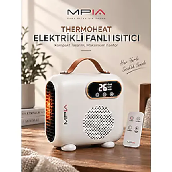 Mpia Thermoheat 2000 W Uzaktan Kumandalı Fanlı Isıtıcı