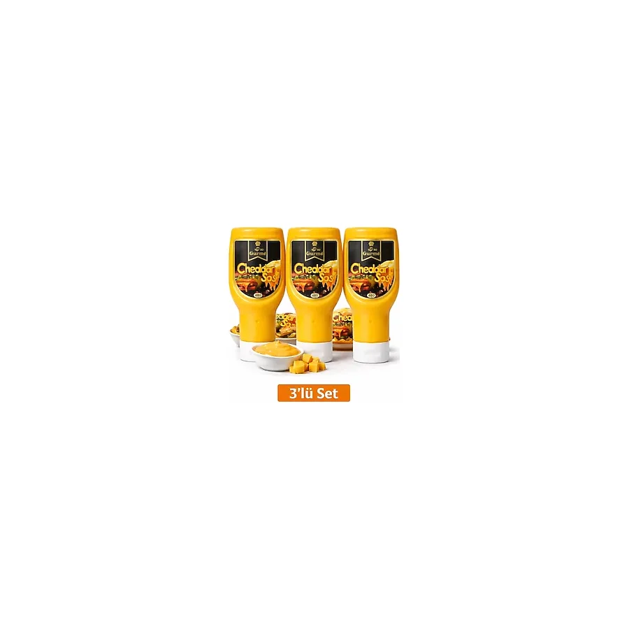 Mr Gurme Cheddar Sos 480 Gr X 3 Adet