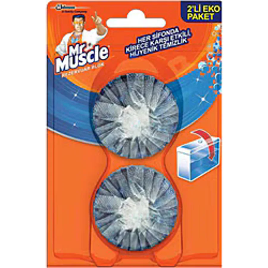 Mr. Muscle 2'li Paket Rezervuar Blok
