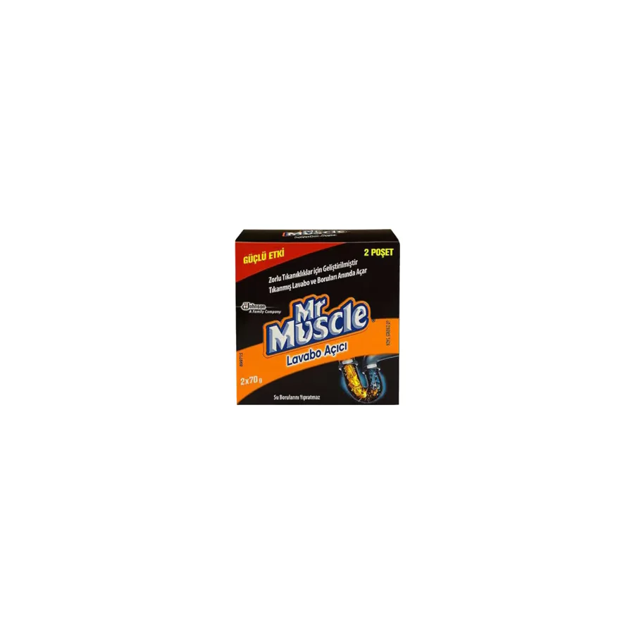 Mr. Muscle 70 gr 2'li Granül Lavabo Açıcı