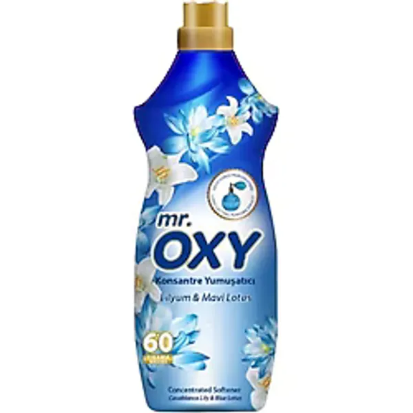 Mr. Oxy Lilyum ve Mavi Lotus Konsantre Yumuşatıcı 60 Yıkama 1.44 lt