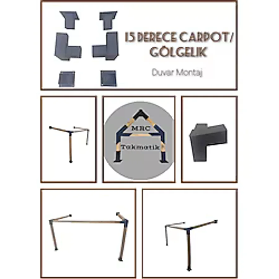 Mrc Takmatik Ahşap Carpot Pergole Pergola Demir Bağlantı Braket Kiti Bungalov Bahçe Ev Çadır