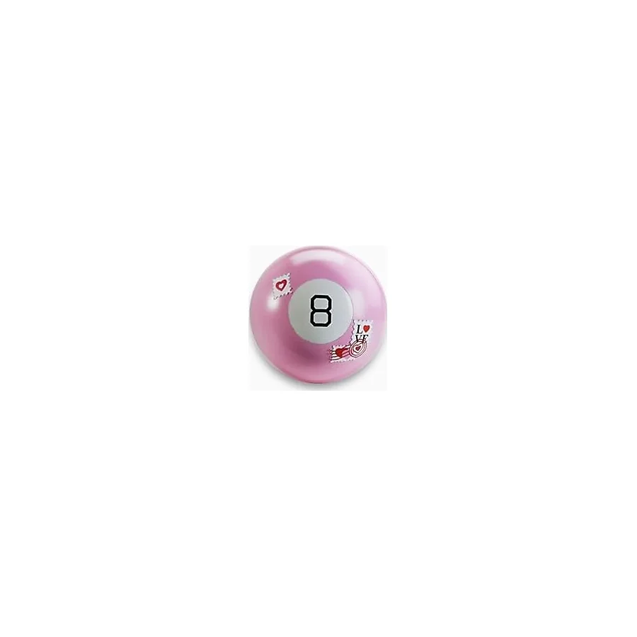 Ms Major Selection 8 Yazılı Pembe Bilardo Topu Y2K Rozet