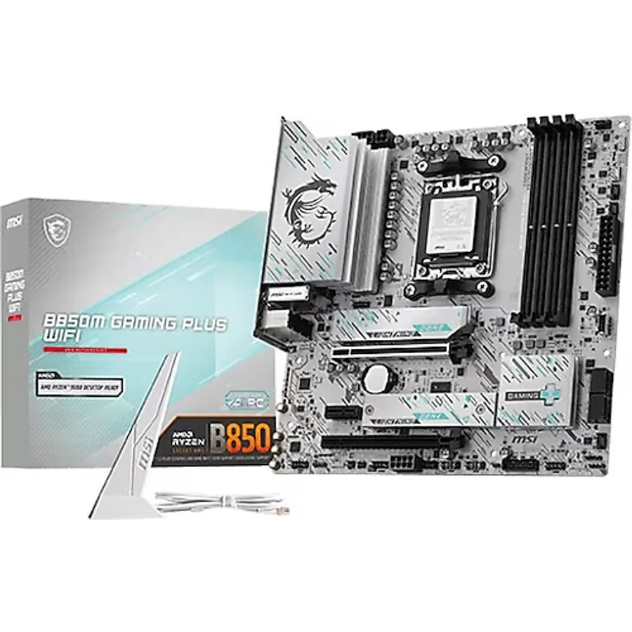 MSI B850M Gaming Plus Wi-Fi AMD AM5 DDR5 Micro ATX Anakart