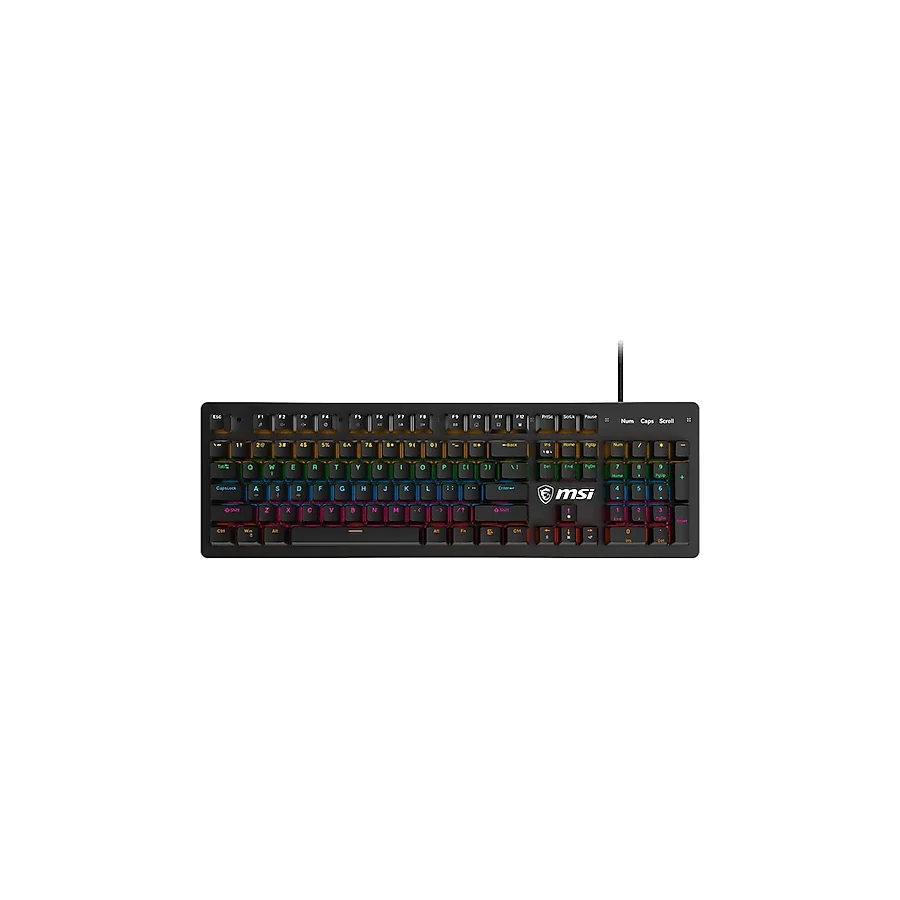 MSI Forge GK300 RGB Red Switch Kablolu Mekanik Oyuncu Klavyesi
