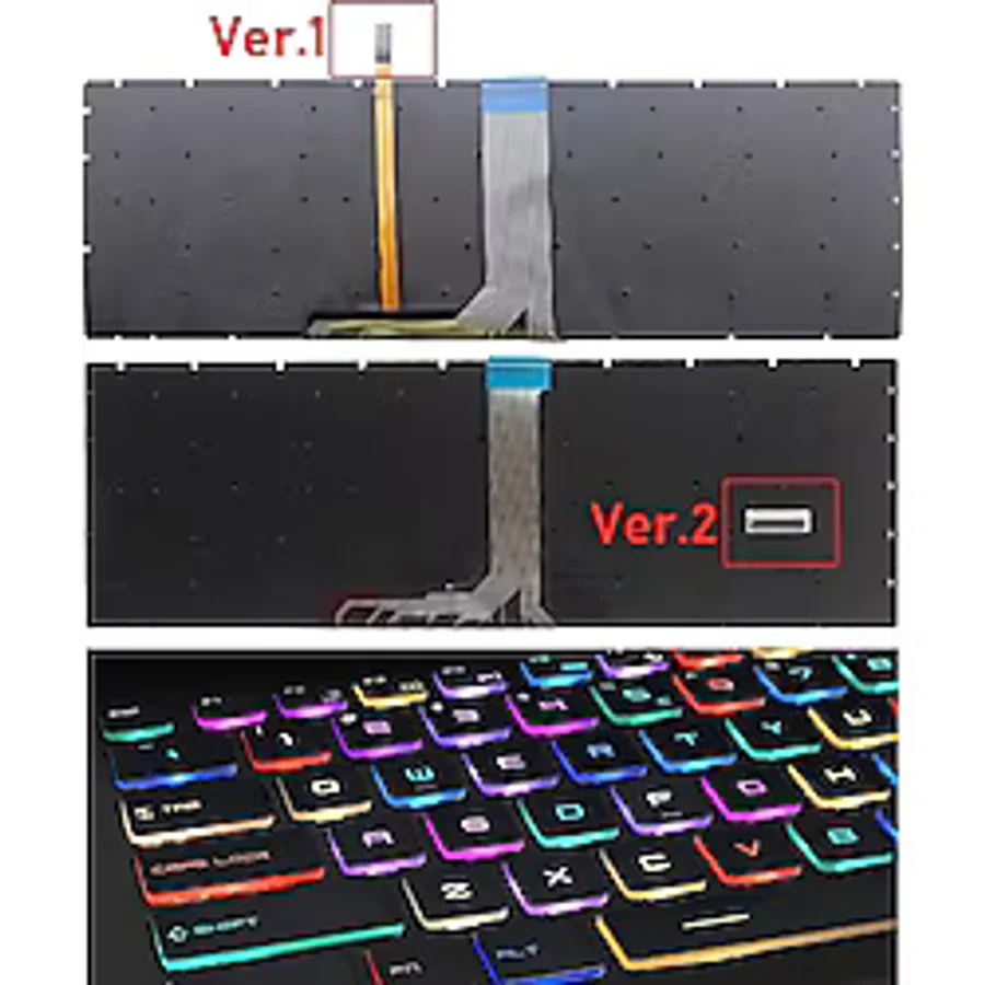 MSI GS63VR Stealth Pro 7RG-051TR Klavye V2 Işıklı (RGB)