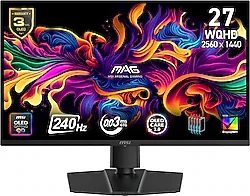MSI MAG 273QP QD-OLED X24 26.5" 0.03 ms 2K Pivot 240 Hz Oyuncu Monitörü