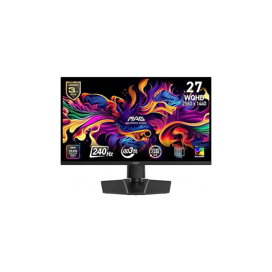MSI MAG 273QP QD-OLED X24 26.5" 0.03 ms 2K Pivot 240 Hz Oyuncu Monitörü