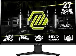 MSI MAG 274QF 27" 0.5 ms 2K IPS 180 Hz Oyuncu Monitörü