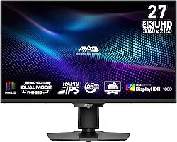 MSI MAG 274UPDF E16M 27" 0.5 ms 4K 160 Hz - Full HD 320 Hz Pivot IPS Oyuncu Monitörü