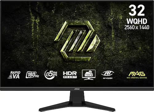 MSI MAG 325QF E18V 31.5" 0.5 ms 2K 180 Hz Oyuncu Monitörü