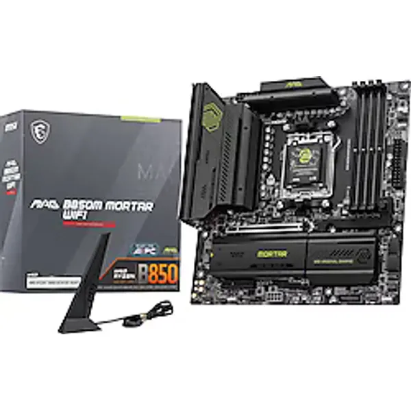 MSI MAG B850M Mortar Wi-Fi AMD AM5 DDR5 Micro ATX Anakart
