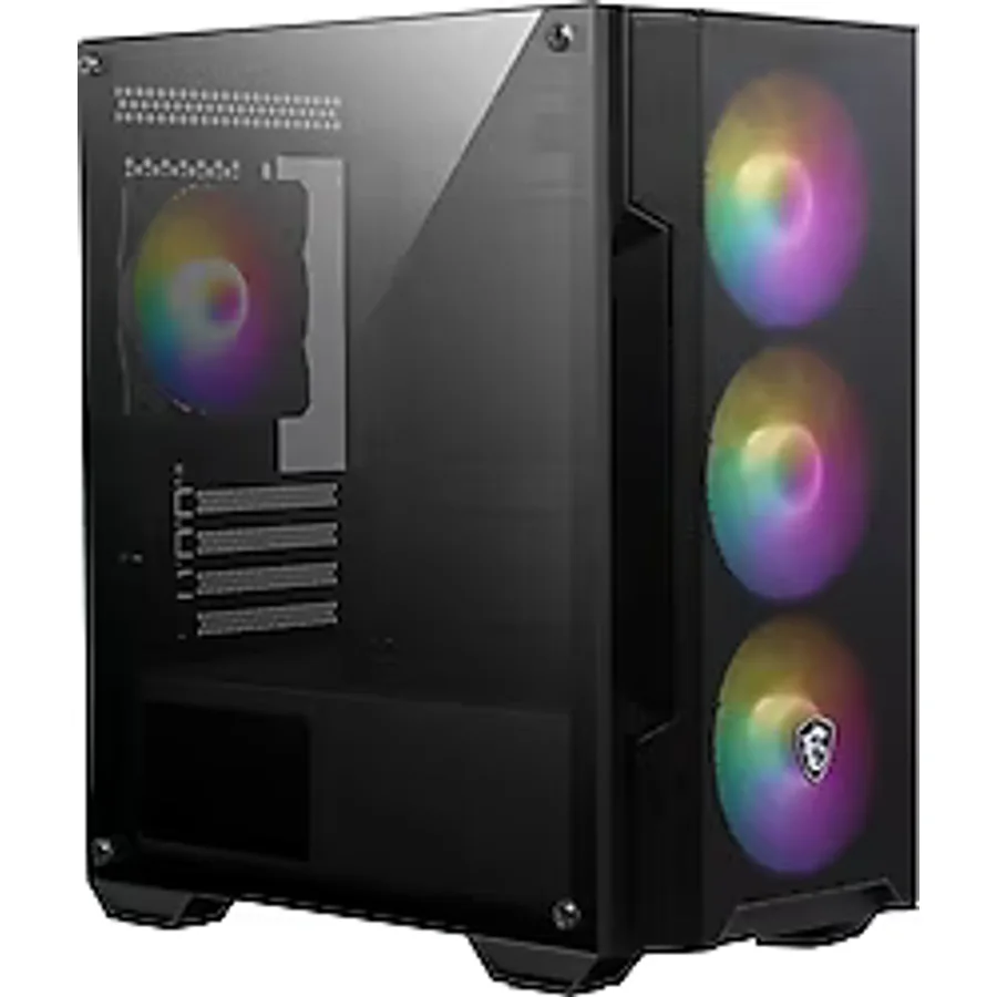 MSI MAG Forge M100A D60 ARGB Fanlı 600 W Micro ATX Oyuncu Kasası