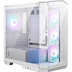 MSI MAG Pano M100R PZ ARGB Fanlı Beyaz Micro ATX Oyuncu Kasası