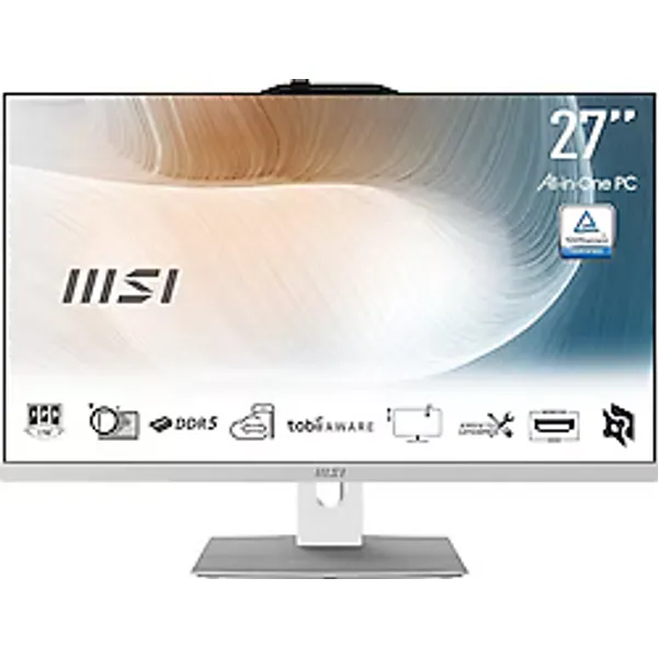 MSI Modern AM272P 1M-1294XEU Core 5 120U 16 GB 512 GB SSD Intel Graphics 27" Full HD All in One PC