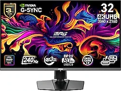 MSI MPG 322URX QD-OLED 31.5" 0.03 ms 4K 240 Hz OLED Oyuncu Monitörü