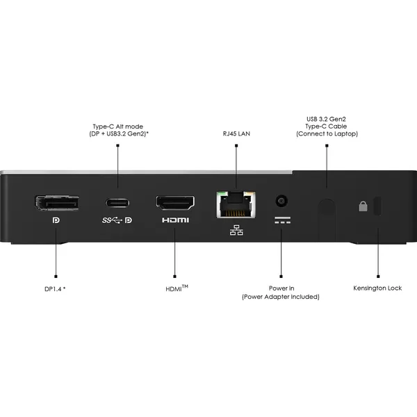 MSI Msı Usb-C Docking Station Gen 2 100W Pd Triple 4K HDMI Dp Gigabit Lan Dock