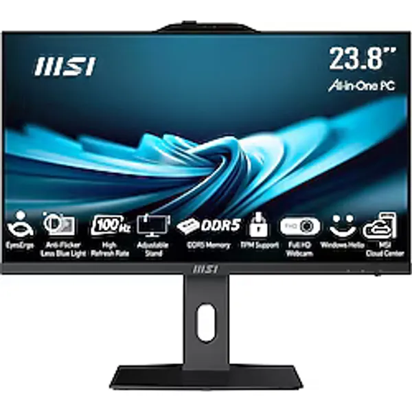 MSI Pro AP242P 14M-649XEU i5-14400 16 GB 512 GB SSD UHD Graphics 23.8" Full HD All in One PC