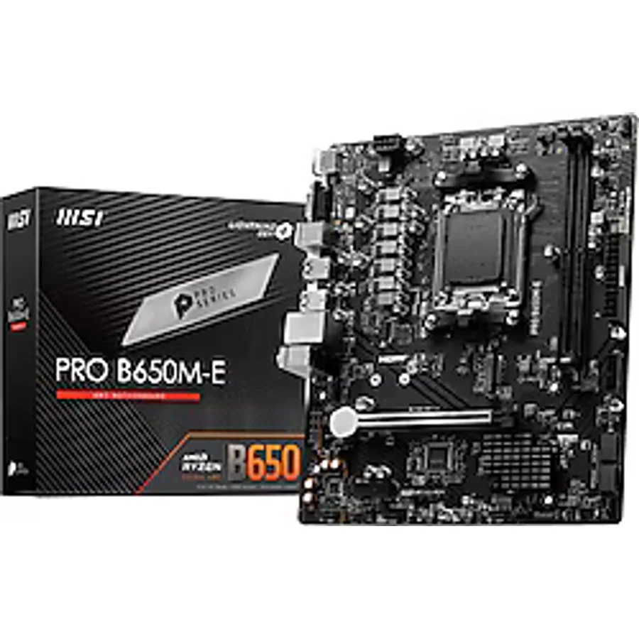 MSI Pro B650M-E AMD AM5 DDR5 Micro ATX Anakart