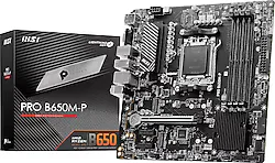 MSI Pro B650M-P AMD AM5 DDR5 Micro ATX Anakart