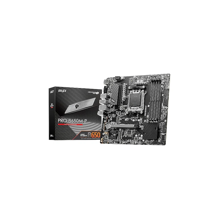 MSI Pro B650M-P AMD AM5 DDR5 Micro ATX Anakart