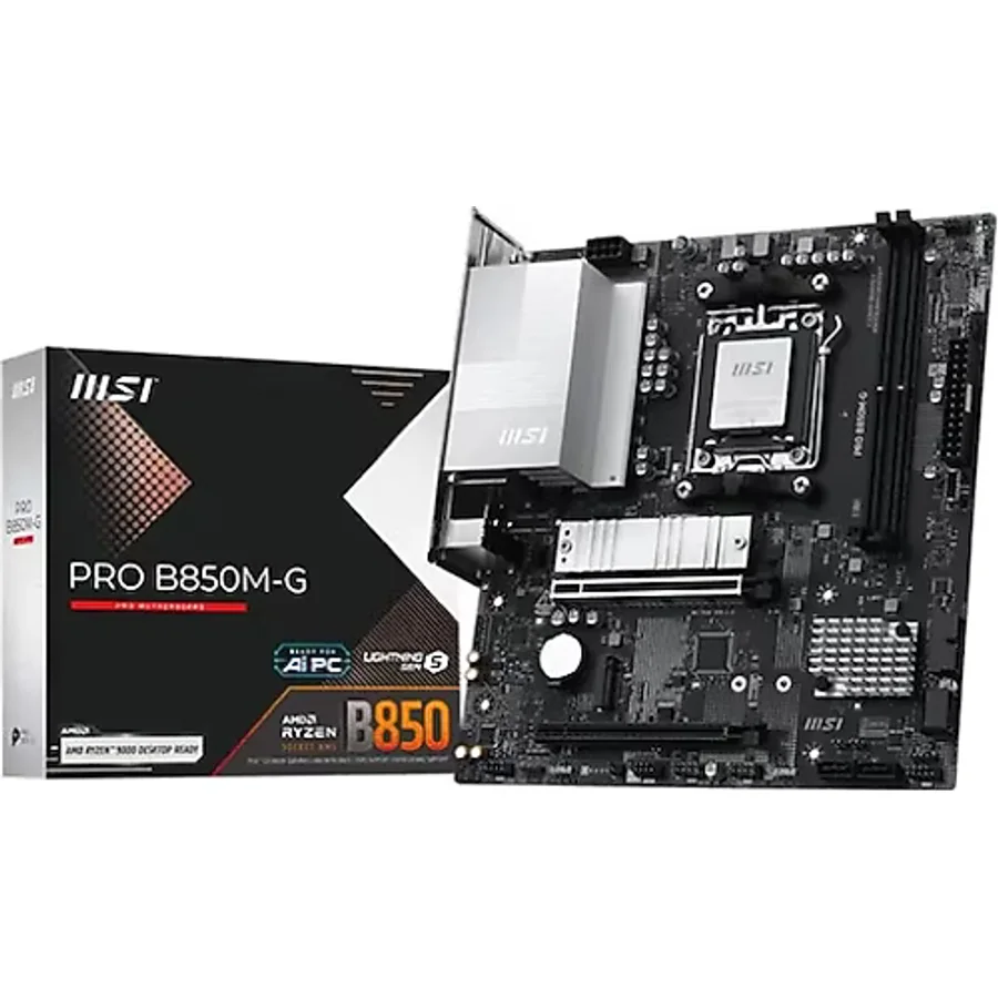 MSI Pro B850M-G AMD AM5 DDR5 Micro ATX Anakart