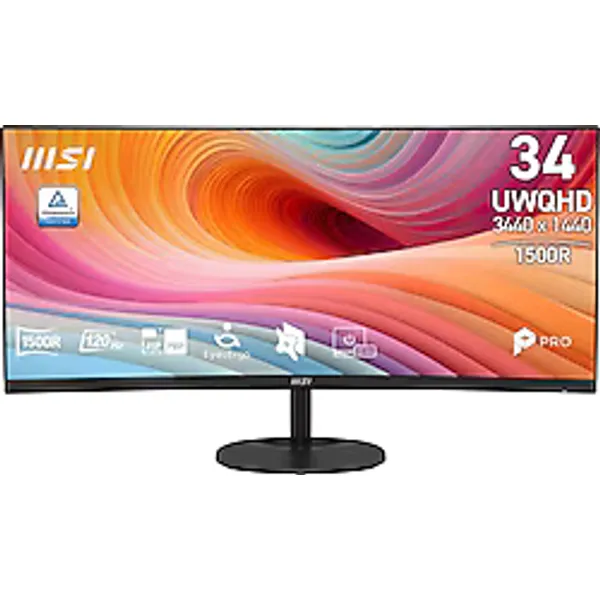 MSI PRO MP341CQ E12 34" 1 ms WQHD Curved 120 Hz Monitör