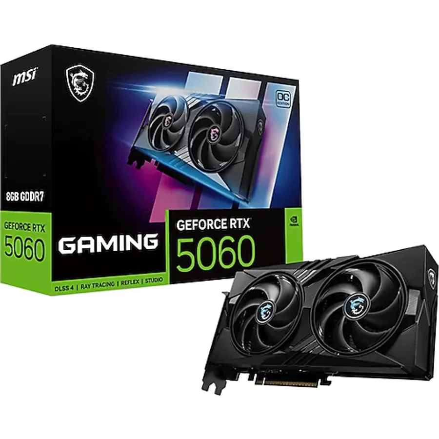 MSI RTX 5060 8G Gaming OC G5060-8GC 128 Bit GDDR7 8 GB Ekran Kartı