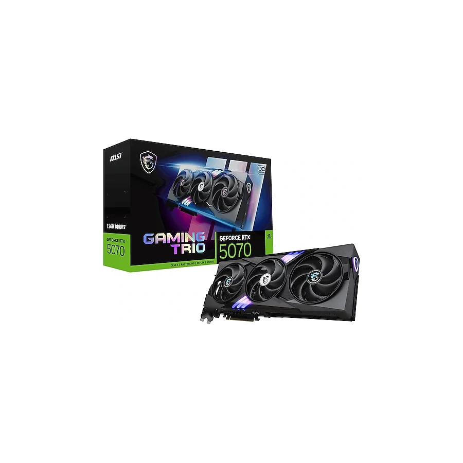 MSI RTX 5070 12G Gaming Trio OC G5070-12GTC 192 Bit GDDR7 12 GB Ekran Kartı