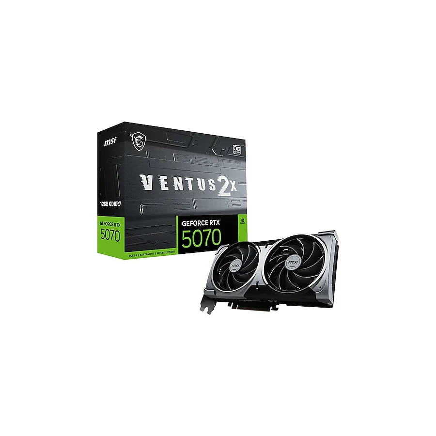 MSI RTX 5070 12G Ventus 2X OC G5070-12V2C 192 Bit GDDR7 12 GB Ekran Kartı