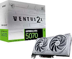 MSI RTX 5070 12G Ventus 2X OC White G5070-12V2CW 192 Bit GDDR7 12 GB Ekran Kartı