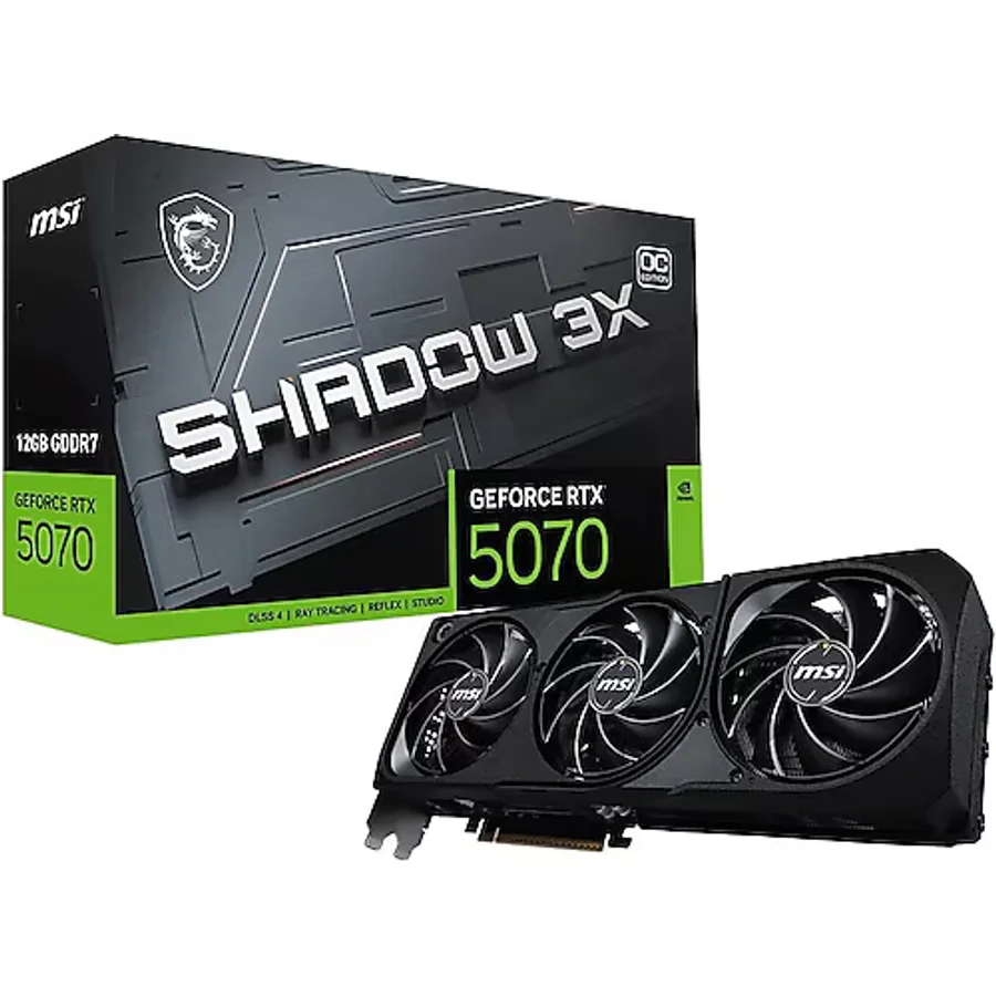 MSI RTX 5070 Shadow 3X OC 12G G5070-12S3C 192 Bit GDDR7 12 GB Ekran Kartı