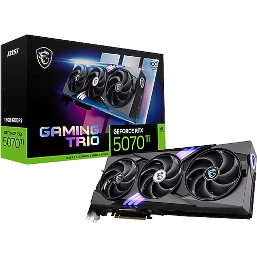 MSI RTX 5070 TI 16G Gaming Trio OC G507T-16GTC 256 Bit GDDR7 16 GB Ekran Kartı