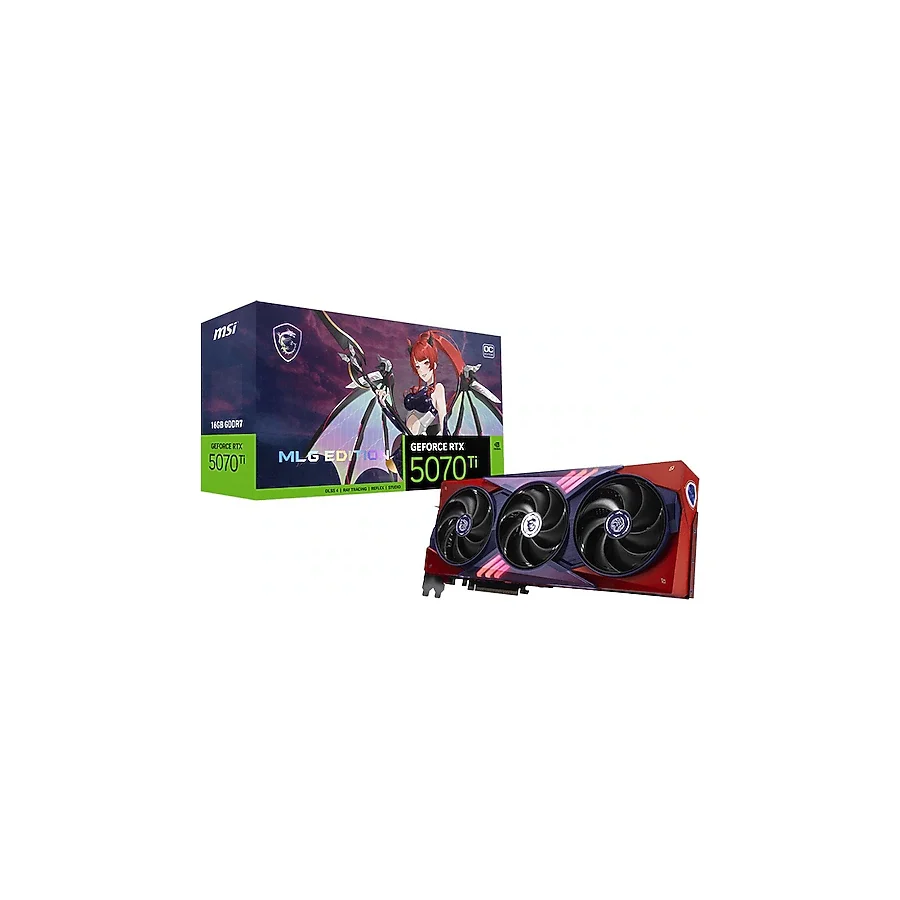 MSI RTX 5070 TI 16G MLG Edition OC G507T-16MEC 256 Bit GDDR7 16 GB Ekran Kartı