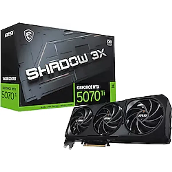 MSI RTX 5070 TI Shadow 3X OC 16G G507T-16S3C 256 Bit GDDR7 16 GB Ekran Kartı