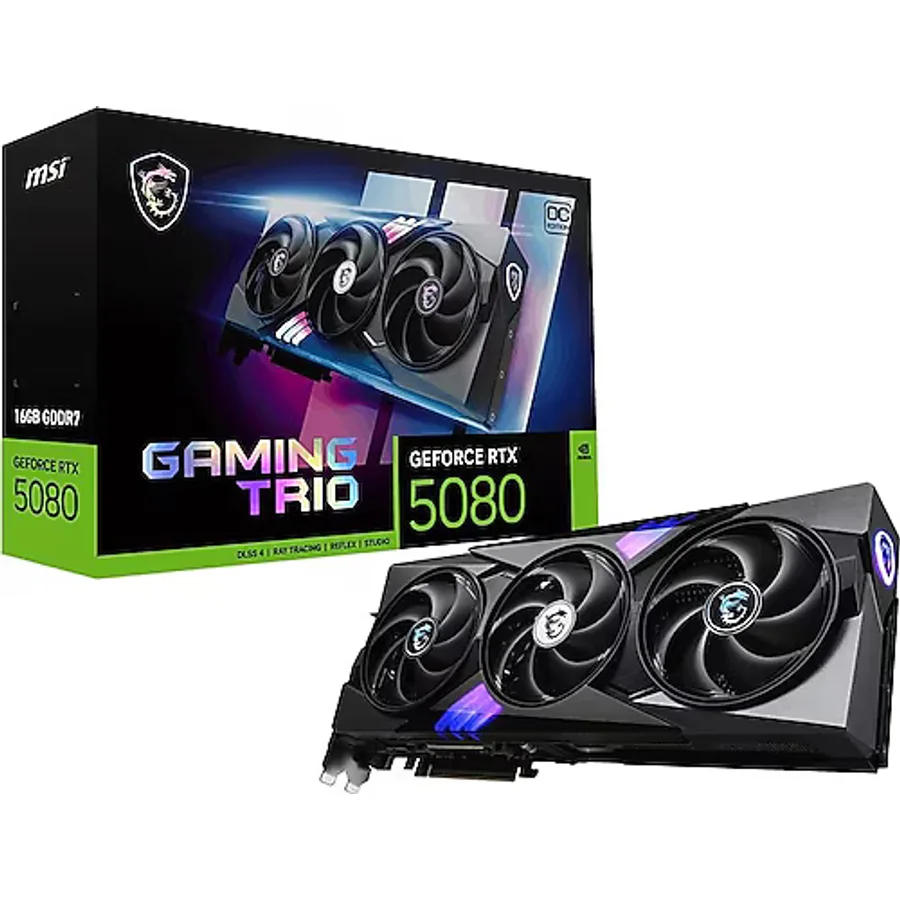 MSI RTX 5080 16G Gaming Trio OC G5080-16GTC 256 Bit GDDR7 16 GB Ekran Kartı