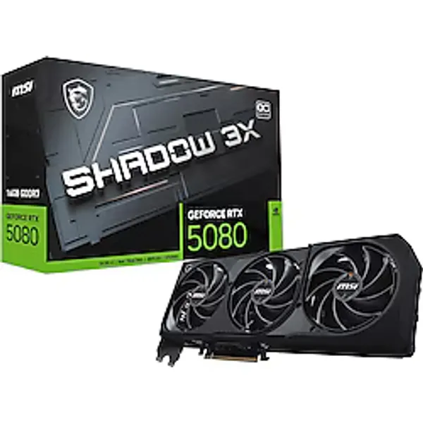 MSI RTX 5080 Shadow 3X OC 16G G5080-16S3C 256 Bit GDDR7 16 GB Ekran Kartı