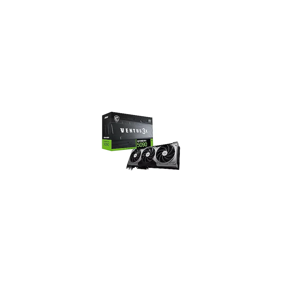 MSI RTX 5090 32G Ventus 3X OC G5090-32V3C 512 Bit GDDR7 32 GB Ekran Kartı