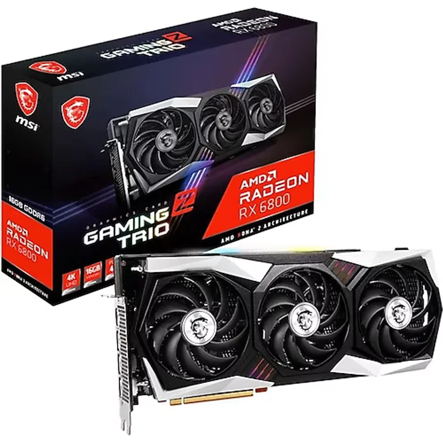 MSI RX 6800 Gaming Z Trio 16G 256 Bit GDDR6 16 GB Ekran Kartı
