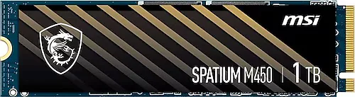 MSI Spatium M450 PCI-Express 4.0 1 TB M.2 SSD