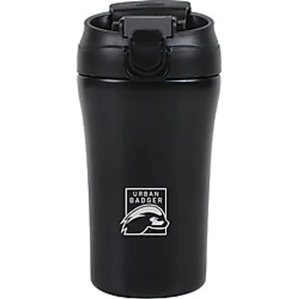 MSP Badger Pipetli Kapaklı Siyah Çelik Termos 380 Ml, Dayanıklı Kamp Ekipmanları, Kamp Aksesuarları, Açık Hava Sporları, Doğa Sporları, Yürüyüş, Kamp Mutfağı, Kamp Malzemeleri