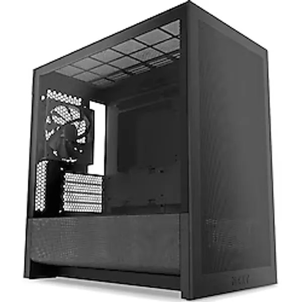 MSP H3 Flow - Micro-Atx PC Kasası - Optimize Edilmiş Hava Akışı - 1 x 120 mm Arka Fan Içerir - Tam Boyutlu GPU'ları Destekler - 280 mm Ön, 240 mm Üst Radyatör - Geri Bağlantı Anakartı - Siyah