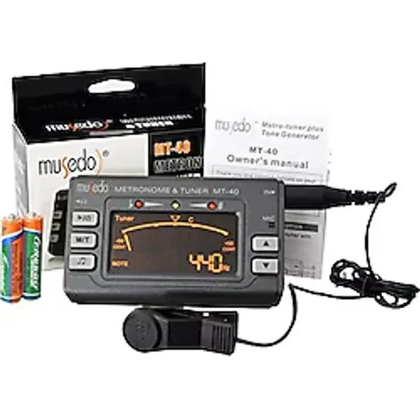 MT-40 Kromatik Akort Aleti ve Metronom Tuner MT40