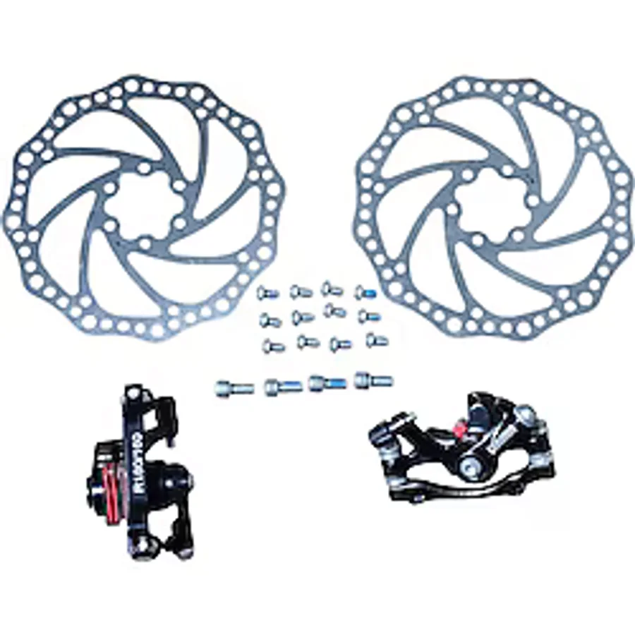 Mtb Fren Disk Kaliper Seti Ön Arka 160mm-2526