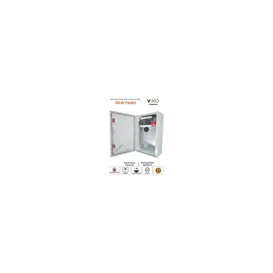 MTSevcharger 11 Kw 5/16 Himmel Kaçak Akım Roleli 60 40 20 cm İP66 Hallogen Free Abs Seyyar Taşınabilir Elektrikli Araç Şarj Cihazı Kombinasyon Kutusu Panosu Dış Ortama Uygun 11KW - HİMMEL