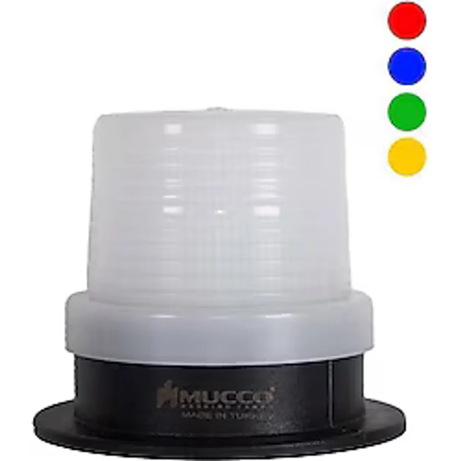 Mucco 90 Serisi RGB Buzzer Tepe Lambası SNT-915-B-RGB 40-260V AC - DC
