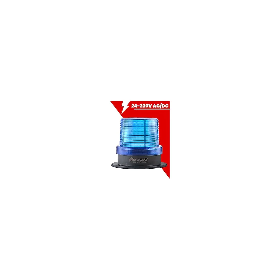 Mucco Çakar Işıklı Maxi-Volt Tepe Lambası SNT-912 100 (mm) - Mavi