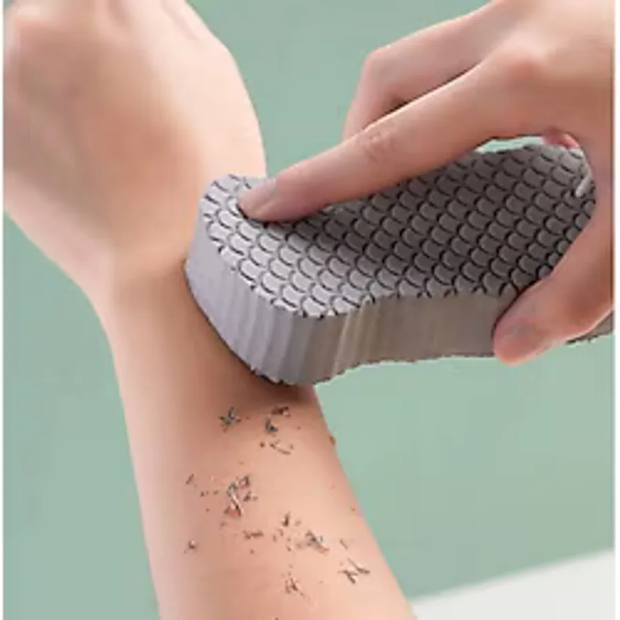 Mucit Home Banyo Vücut Duş Süngeri Sihirli Vücut Ölü Deri Sökücü Vücut Masaj Peeling Fırçası Süngeri cok-renkli